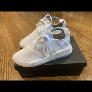NMD R1 triple white size 5 men aka women 6.5